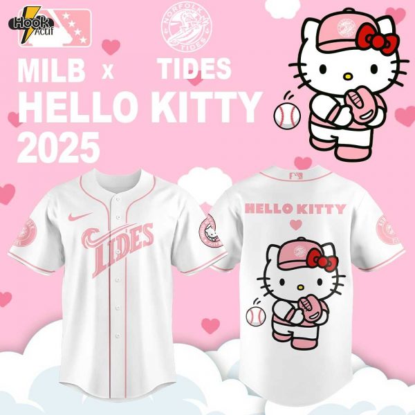 Limited Edition N Tides Hello Kitty 2025 White Jersey