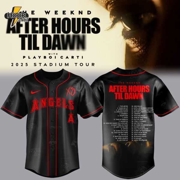 Los Angeles Angels x The Weeknd After Hours Til Dawn 2025 Jersey