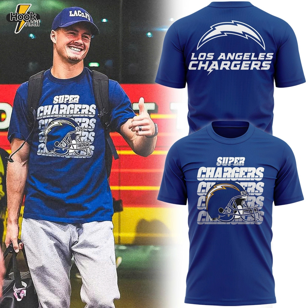 Los Angeles Chargers 2025 "Super Chargers" Special Shirt Los Angeles Chargers 2025 "Super Chargers" Special Shirt