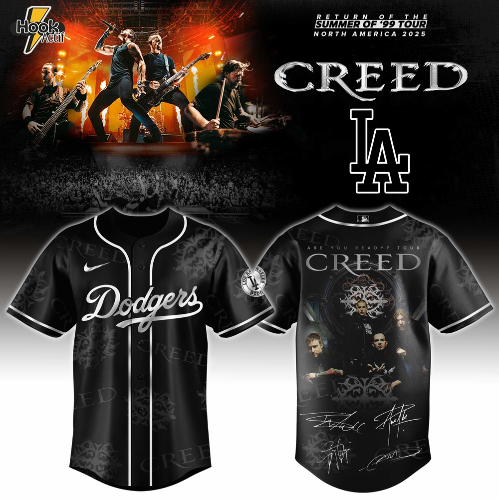 Los Angeles Dodgers x Creed Limited Edition Jersey 2025 Los Angeles Dodgers x Creed Limited Edition Jersey 2025