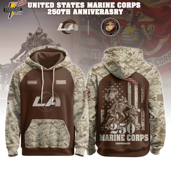 Los Angeles Rams x U.S. Marine Corps 250th Birthday Hoodie Set