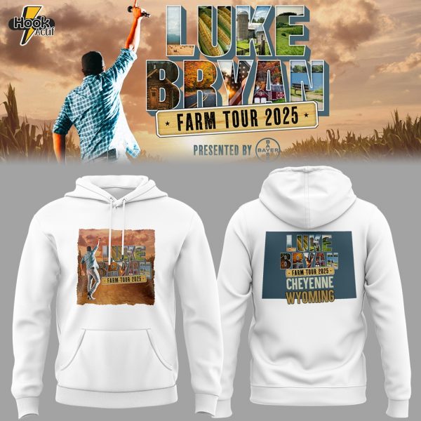 Luke Bryan Farm Tour 2025 In Cheyenne Limited Edition Hoodie