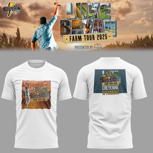 Luke Bryan Farm Tour 2025 In Cheyenne Limited Edition Shirt
