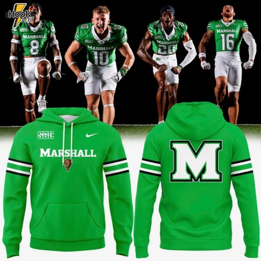 Marshall Thundering Herd Uniform Kelly Green Special Hoodie