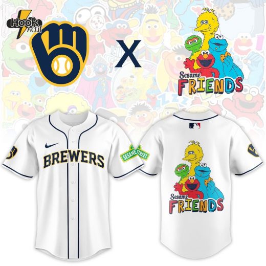 Milwaukee Brewers 2025 Sesame Street Night Limited Jersey
