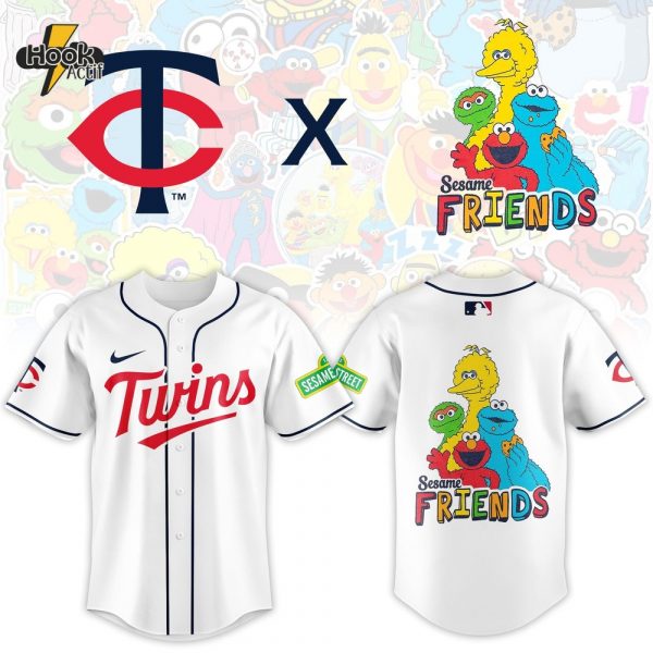 Minnesota Twins 2025 Sesame Street Night Limited Jersey