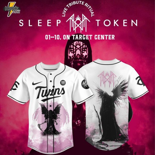 Minnesota Twins x Sleep Token Even in Arcadia Tour Merch Jersey 2025