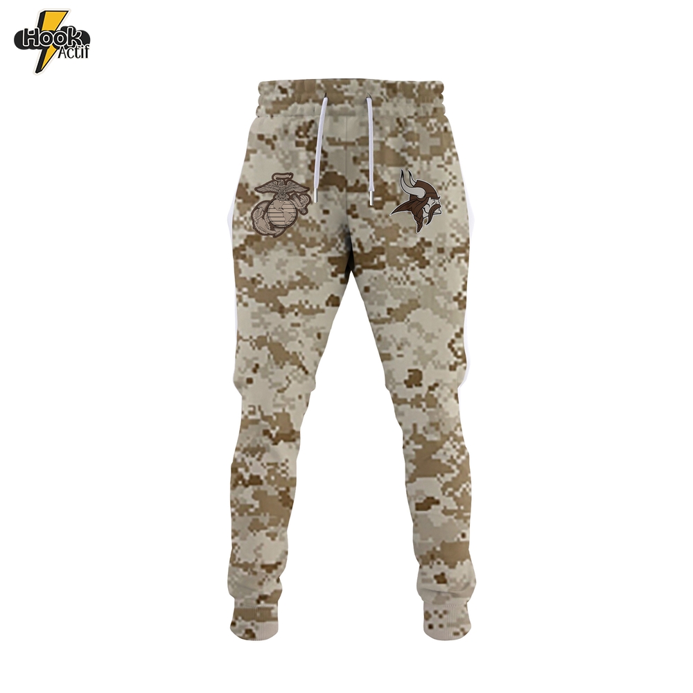 Minnesota Vikings x U.S. Marine Corps 250th Birthday Hoodie Set Minnesota Vikings x U.S. Marine Corps 250th Birthday Hoodie Set