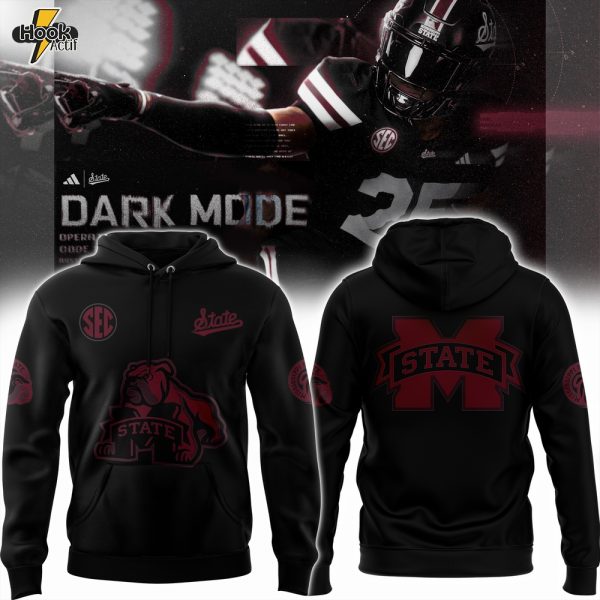 Mississippi State Football Black Mode Limited Hoodie 2025
