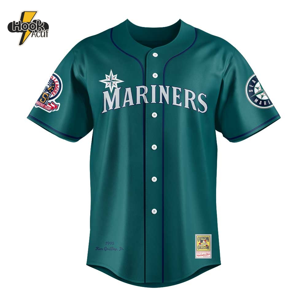Morgan Wallen x Seattle Mariners 1995 Ken Griffey Jr Signature Jersey Morgan Wallen x Seattle Mariners 1995 Ken Griffey Jr Signature Jersey