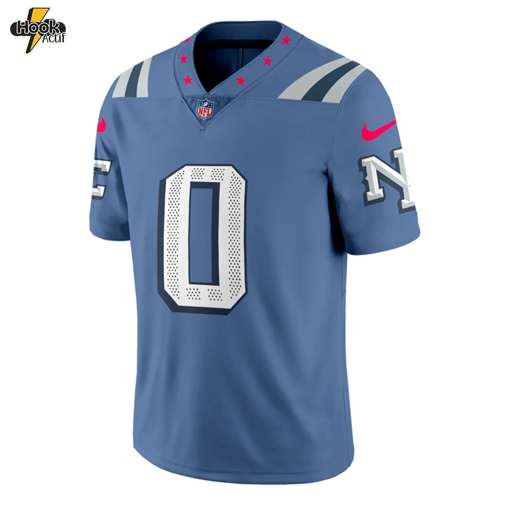 New England Patriots 2025 Rivalries Custom Name Football Jersey New England Patriots 2025 Rivalries Custom Name Football Jersey