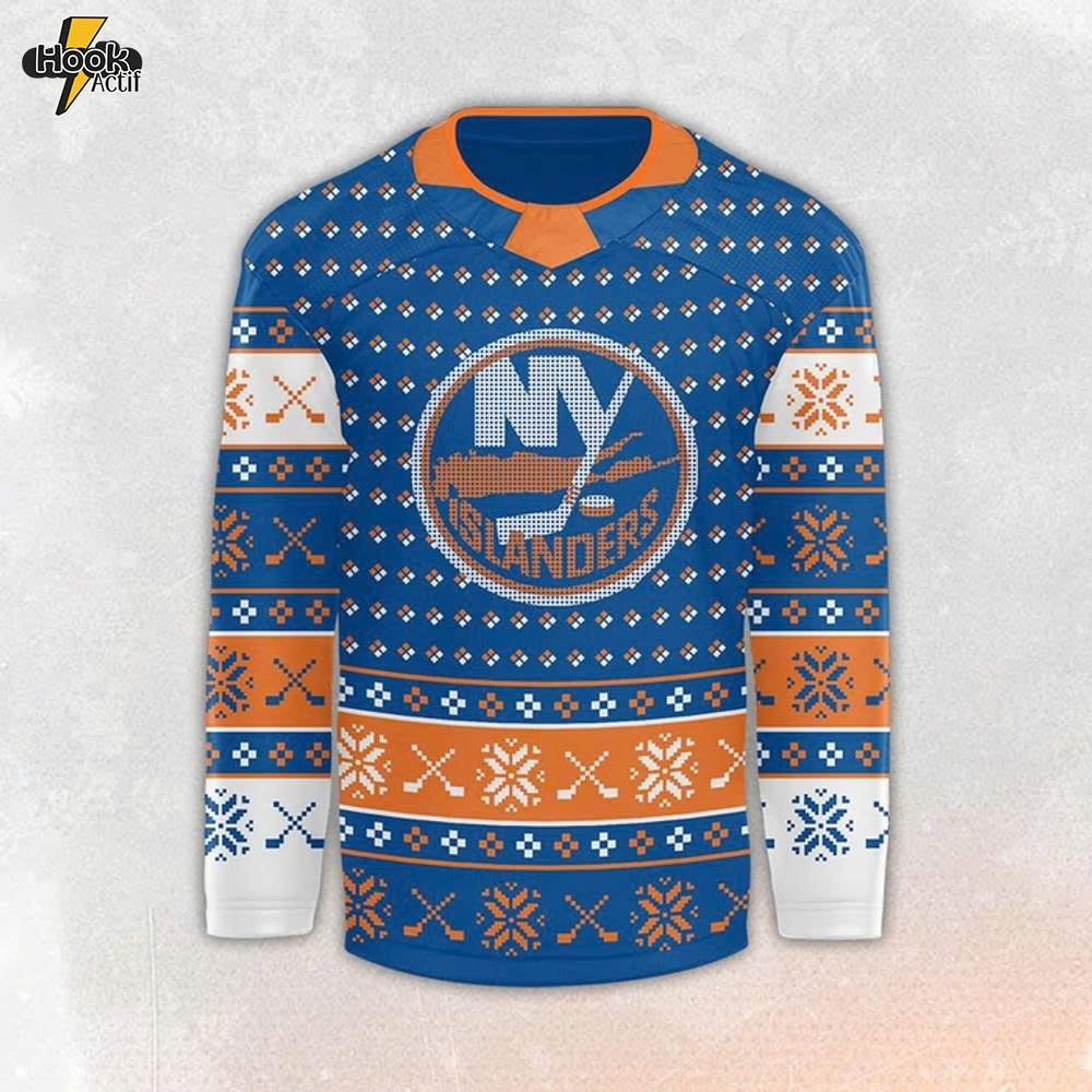 New York Islanders 2025 Home for the Holiday Custom Hockey Jersey New York Islanders 2025 Home for the Holiday Custom Hockey Jersey
