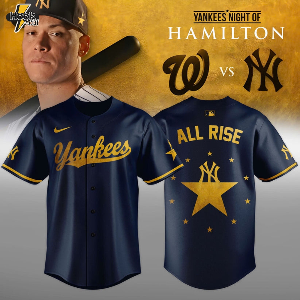 New York Yankees MLB x Hamilton Night 2025 Limited Edition Jersey New York Yankees MLB x Hamilton Night 2025 Limited Edition Jersey