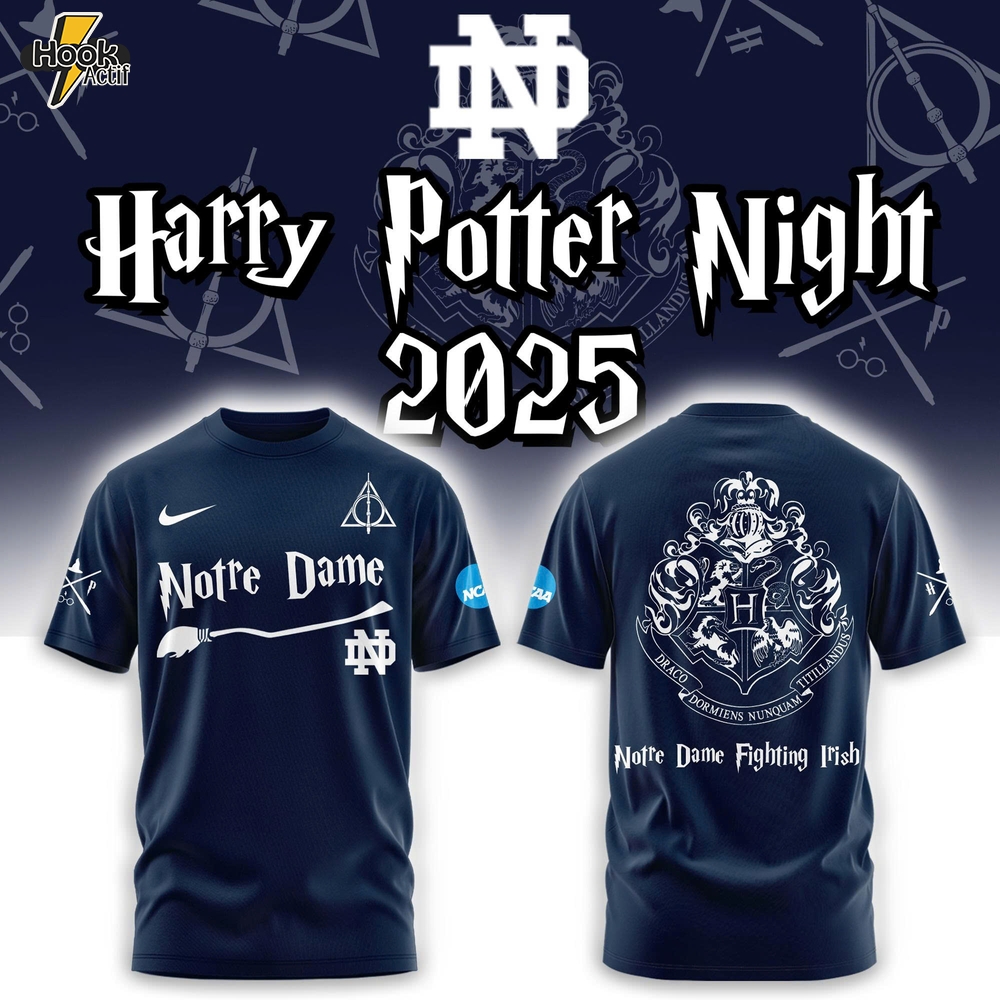 Notre Dame Fighting Irish x Harry Potter Night 2025 Shirt Notre Dame Fighting Irish x Harry Potter Night 2025 Shirt