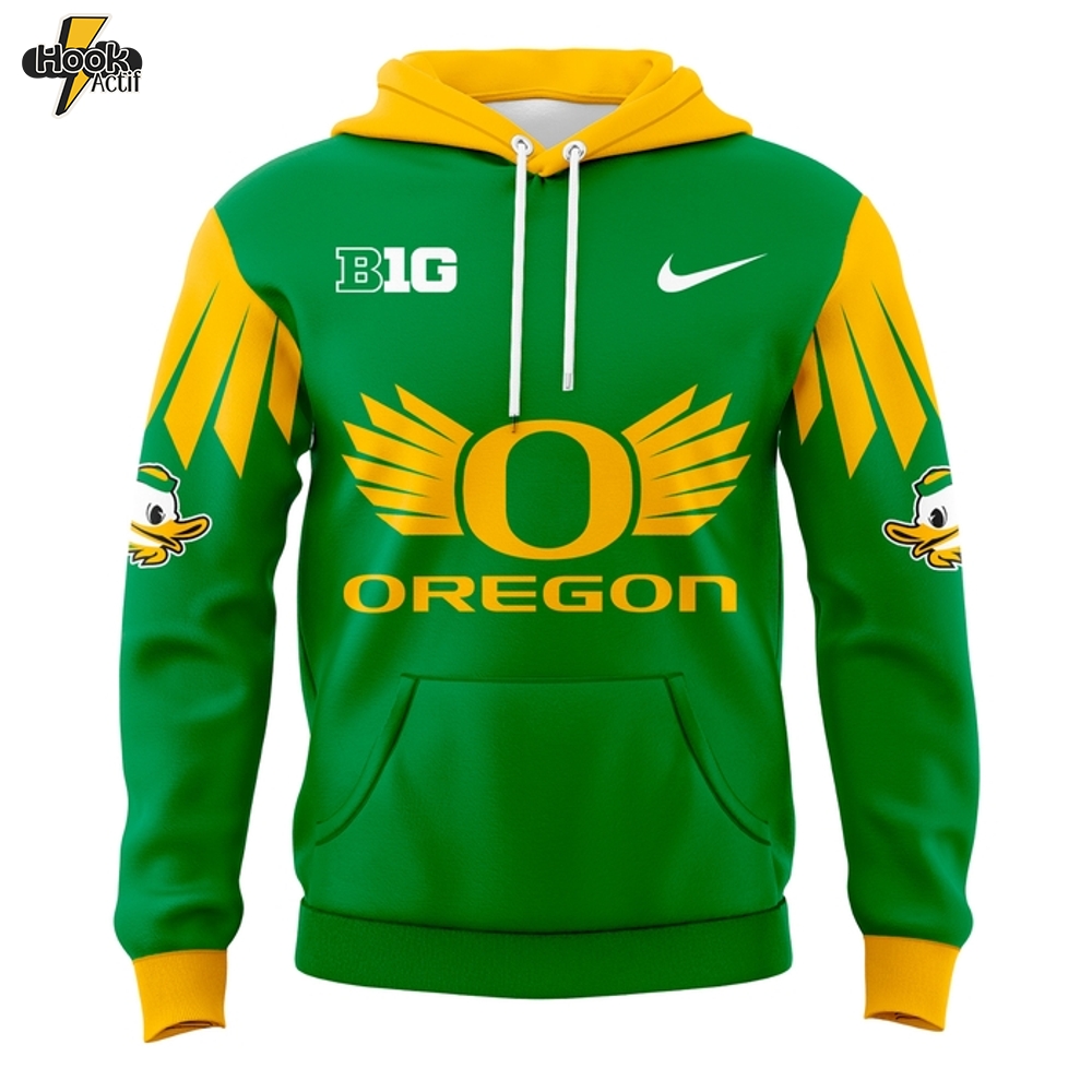Oregon Ducks Mighty Storm Green 2025 Limited Hoodie Oregon Ducks Mighty Storm Green 2025 Limited Hoodie