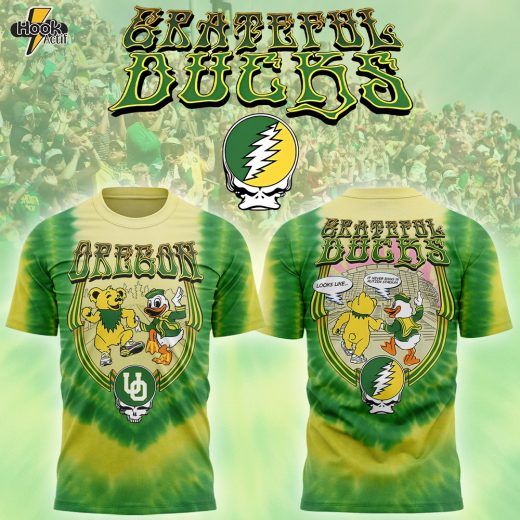 Oregon Ducks x Grateful Dead 2025 "Grateful Ducks" Limited Shirt