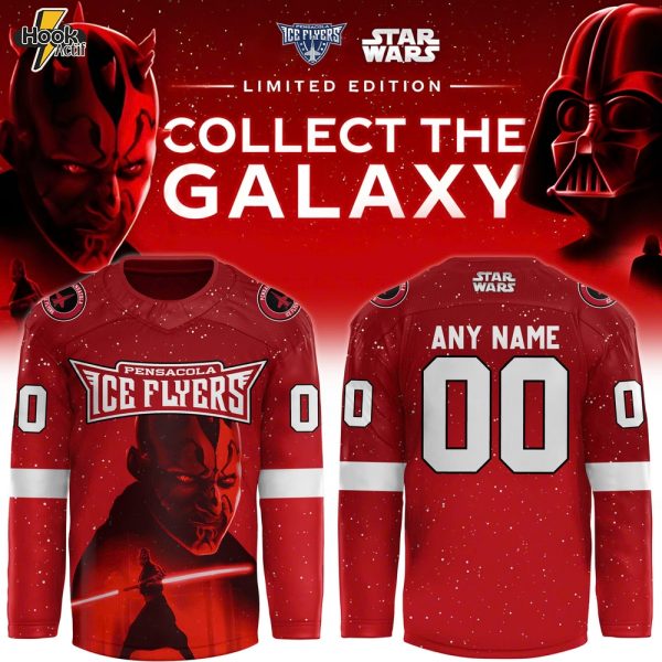 Pensacola Ice Flyers x Darth Maul Star Wars Special Edition Hockey Jersey
