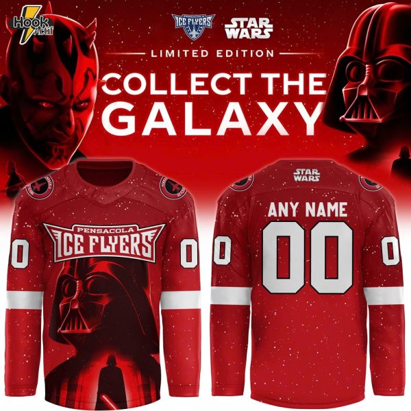 Pensacola Ice Flyers x Darth Vader Star Wars Special Edition Hockey Jersey