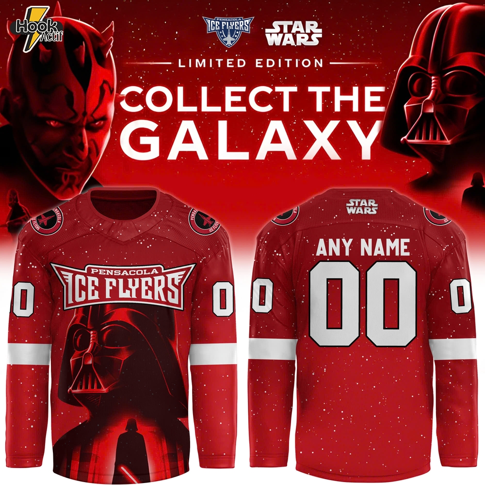 Pensacola Ice Flyers x Darth Vader Star Wars Special Edition Hockey Jersey Pensacola Ice Flyers x Darth Vader Star Wars Special Edition Hockey Jersey