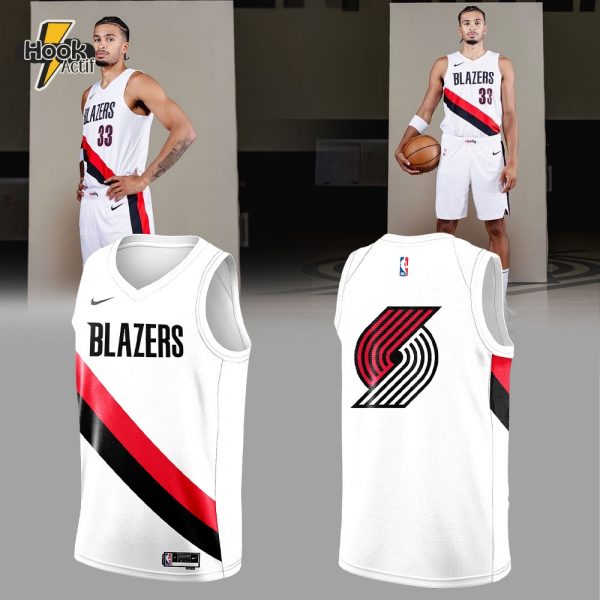 Portland Trail Blazers New Look, Same Mission Basketball Jersey - White
