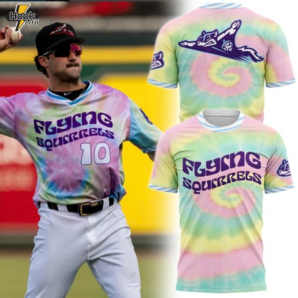 Richmond Flying Squirrels x Grateful Dead 2025 Night T-Shirt
