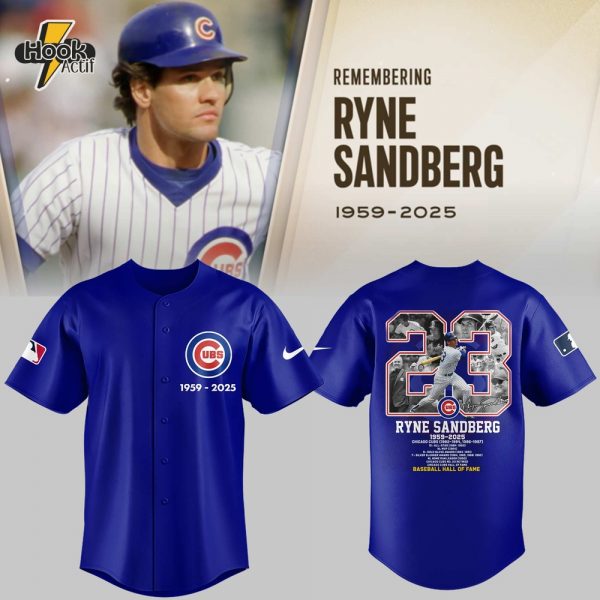 Ryne Sandberg 1959-2025 Limited Edition Jersey