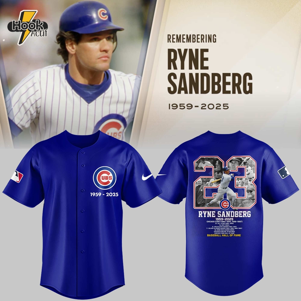Ryne Sandberg 1959-2025 Limited Edition Jersey Ryne Sandberg 1959-2025 Limited Edition Jersey
