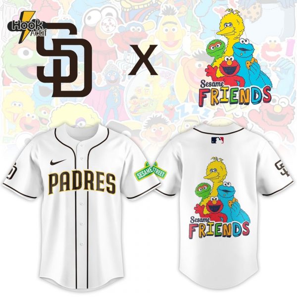 San Diego Padres 2025 Sesame Street Night Limited Jersey