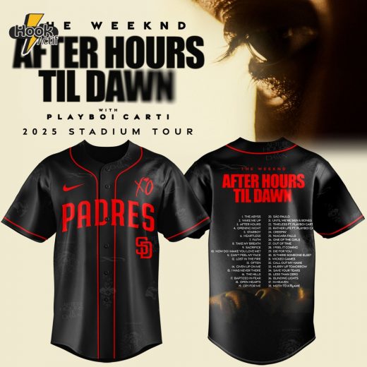 San Diego Padres x The Weeknd After Hours Til Dawn 2025 Jersey
