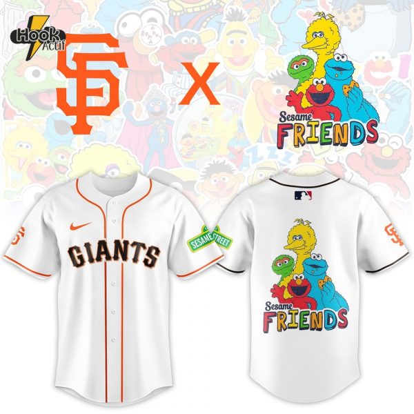 San Francisco Giants 2025 Sesame Street Night Limited Jersey
