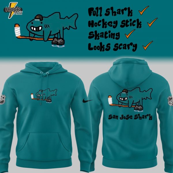 San Jose Sharks Special Logo Hoodie - Blue