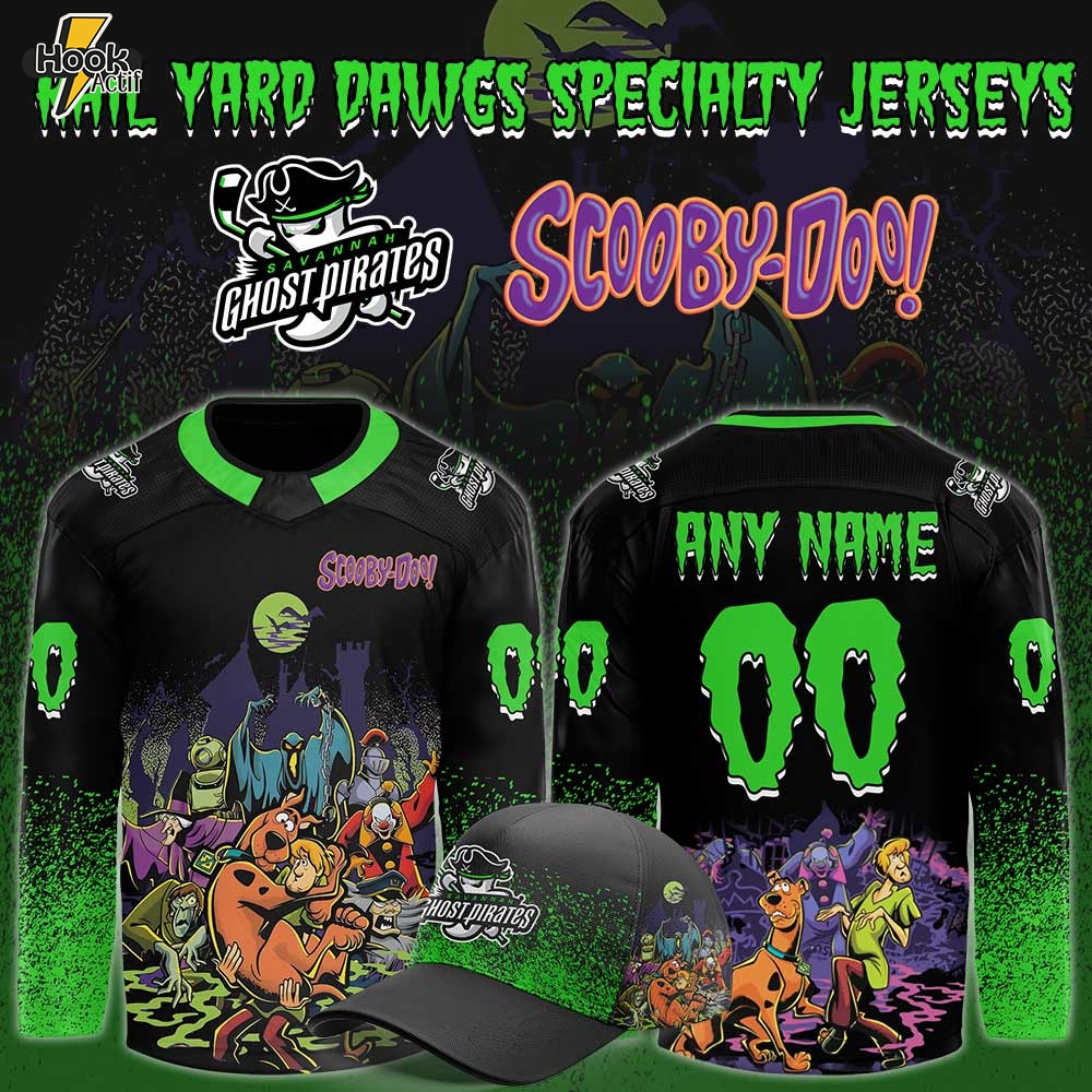 Savannah Ghost Pirates x Scooby-Doo Night 2025 Hockey Jersey Savannah Ghost Pirates x Scooby-Doo Night 2025 Hockey Jersey