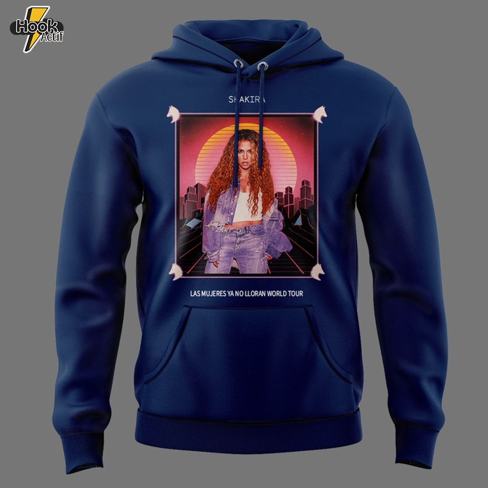 Shakira Las Mujeres Ya No Lloran World Tour 2025 "Men In This Town '' Limited Edition Hoodie Shakira Las Mujeres Ya No Lloran World Tour 2025 "Men In This Town '' Limited Edition Hoodie