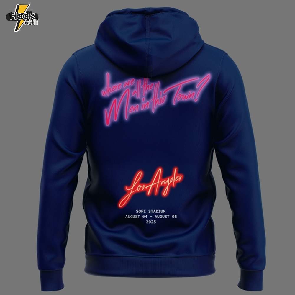 Shakira Las Mujeres Ya No Lloran World Tour 2025 "Men In This Town '' Limited Edition Hoodie Shakira Las Mujeres Ya No Lloran World Tour 2025 "Men In This Town '' Limited Edition Hoodie