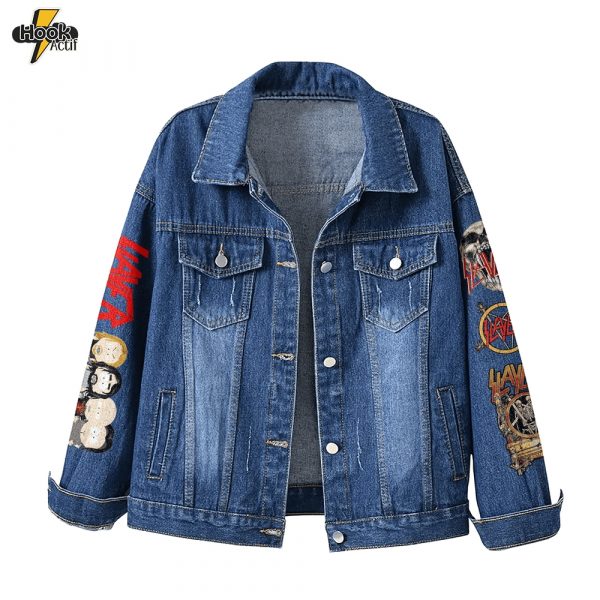 Slayer Band Denim Jacket – Buy Online at HookActif.com