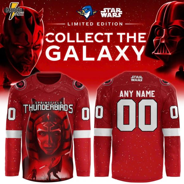 Springfield Thunderbirds x Ahsoka Tano Star Wars Special Edition Hockey Jersey
