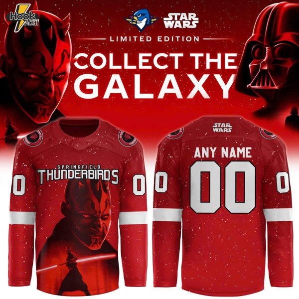 Springfield Thunderbirds x Darth Maul Star Wars Special Edition Hockey Jersey