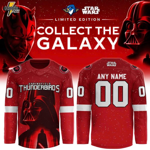 Springfield Thunderbirds x Darth Vader Star Wars Special Edition Hockey Jersey