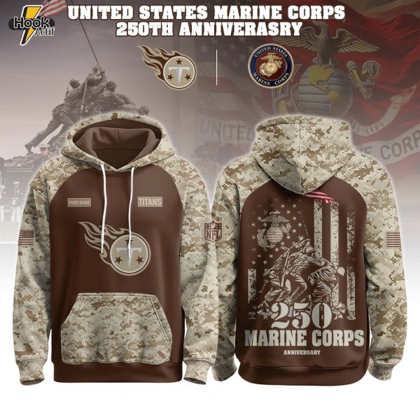 Tennessee Titans x U.S. Marine Corps 250th Birthday Hoodie Set