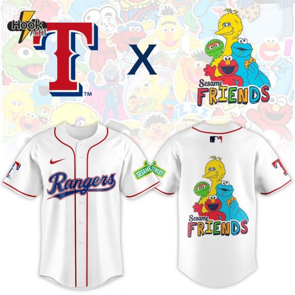 Texas Rangers 2025 Sesame Street Night Limited Jersey