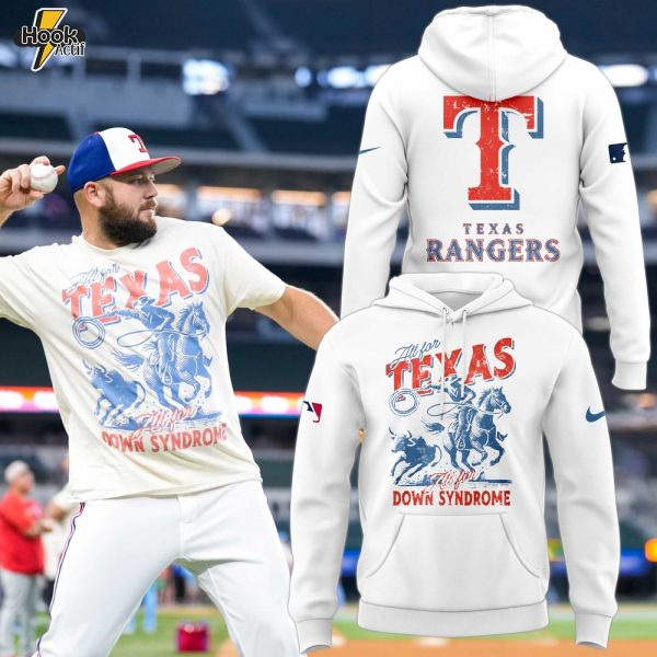 Texas Rangers Foundation on Down syndrome Awareness Day Hoodie Set 2025