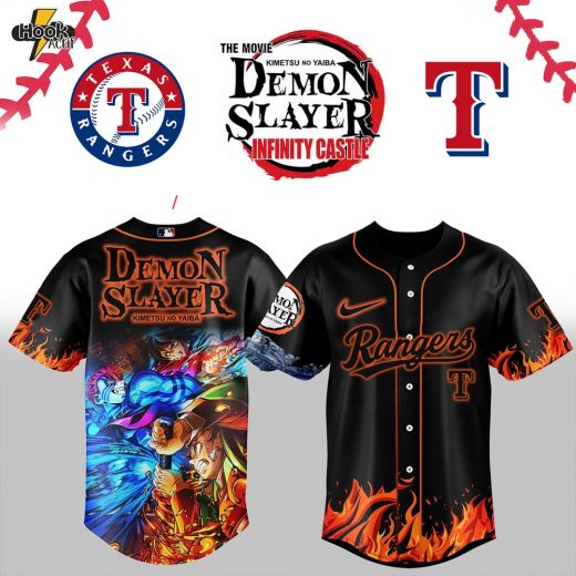 Texas Rangers x Demon Slayer 2025 Limited Edition Jersey