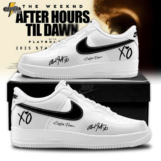 The Weeknd _ After Hours Till Dawn Tour 2025 AF1 Shoes - Whtie