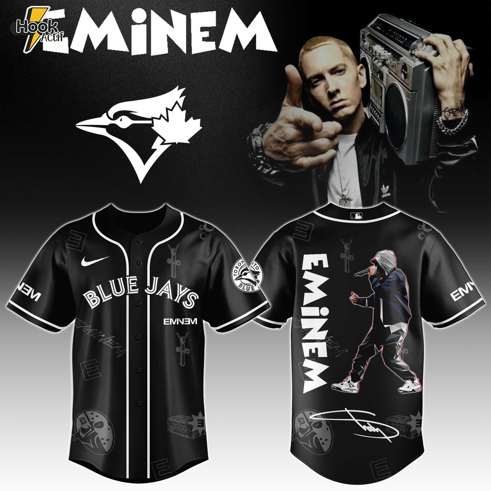 Toronto Blue Jays x Eminem Stans Limited Edition Jersey 2025 Toronto Blue Jays x Eminem Stans Limited Edition Jersey 2025