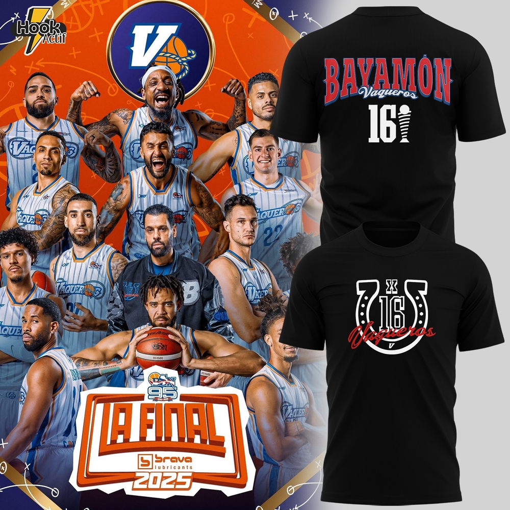 Vaqueros de Bayamón BSN Final Special Black Shirt Vaqueros de Bayamón BSN Final Special Black Shirt