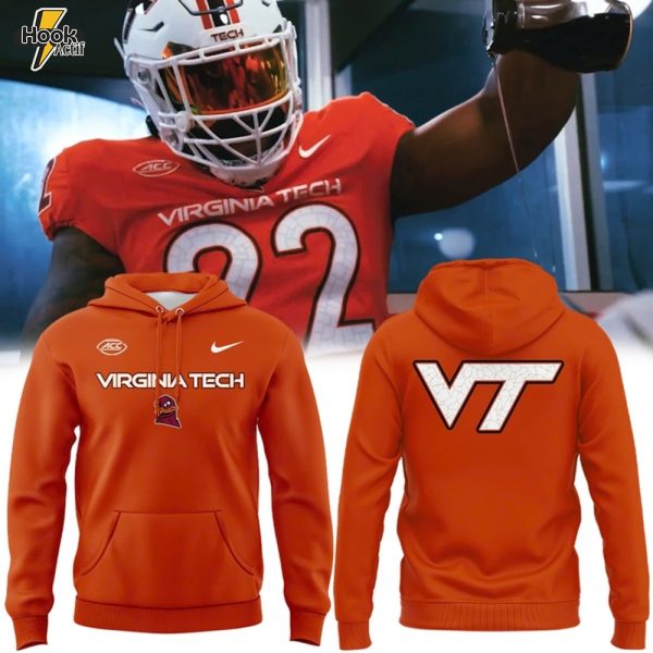 Virginia Tech Hokies Wordmark Logo Uniform Special Hoodie