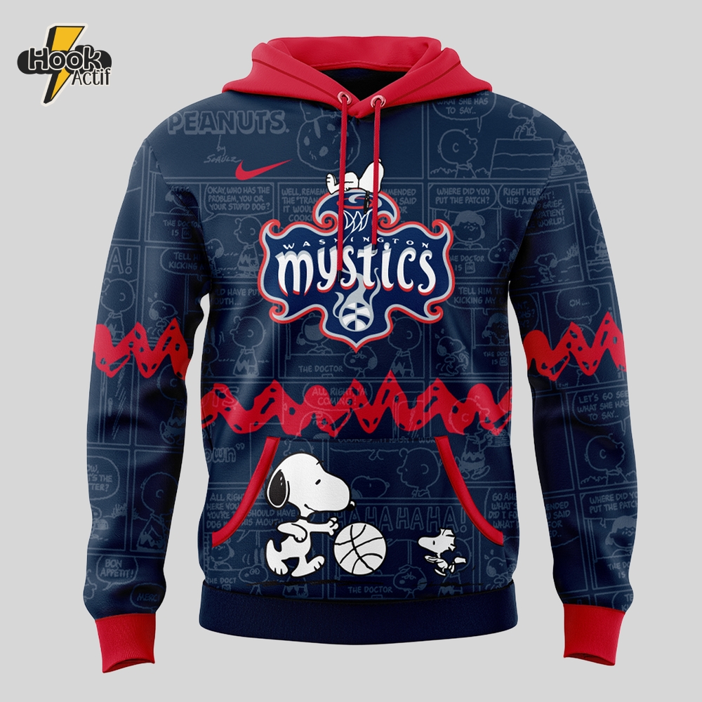 Washington Mystics x Peanuts Celebrating 75 Years! Hoodie Washington Mystics x Peanuts Celebrating 75 Years! Hoodie