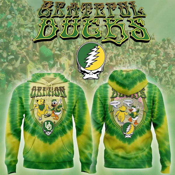 Oregon Ducks Special Edition Grateful Ducks Hoodie