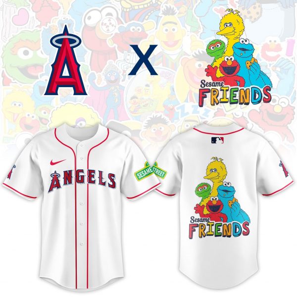 Los Angeles Angels 2025 Sesame Street Night Limited Jersey