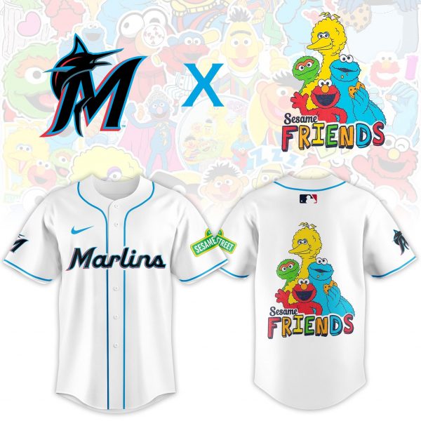 Miami Marlins 2025 Sesame Street Night Limited Jersey